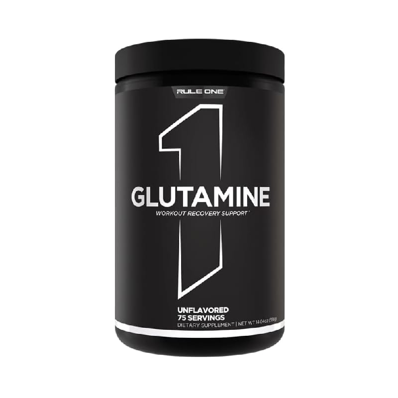 Rule One Glutamine – Workout Recovery Support (Unflavored, 75 Servings
